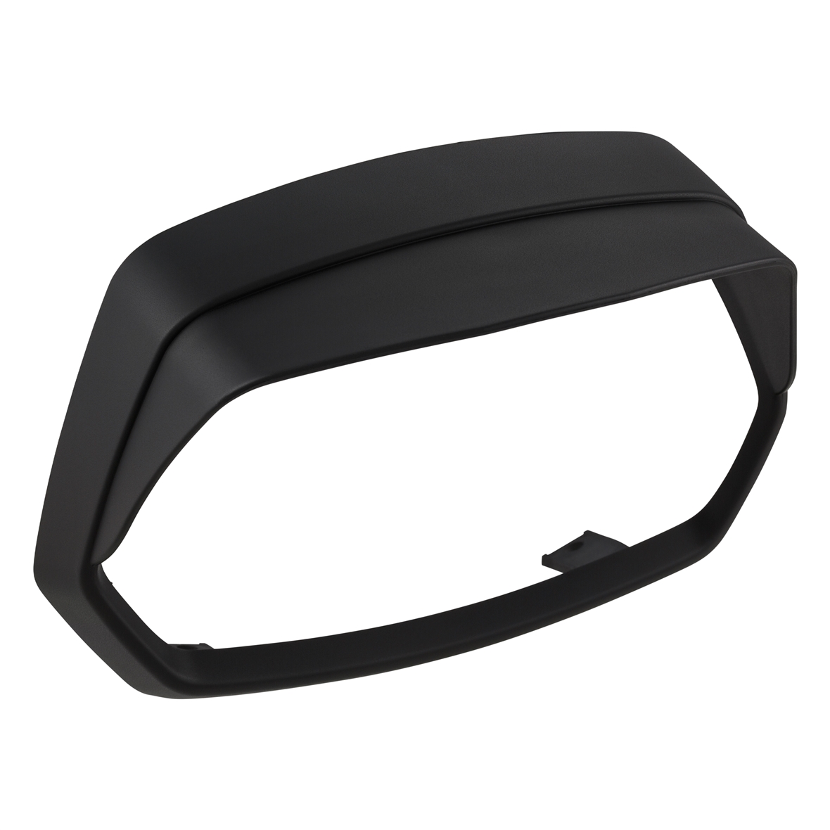 Aro de lámpara negro mate con pantalla para Vespa Sprint 50-150cc ('18-)