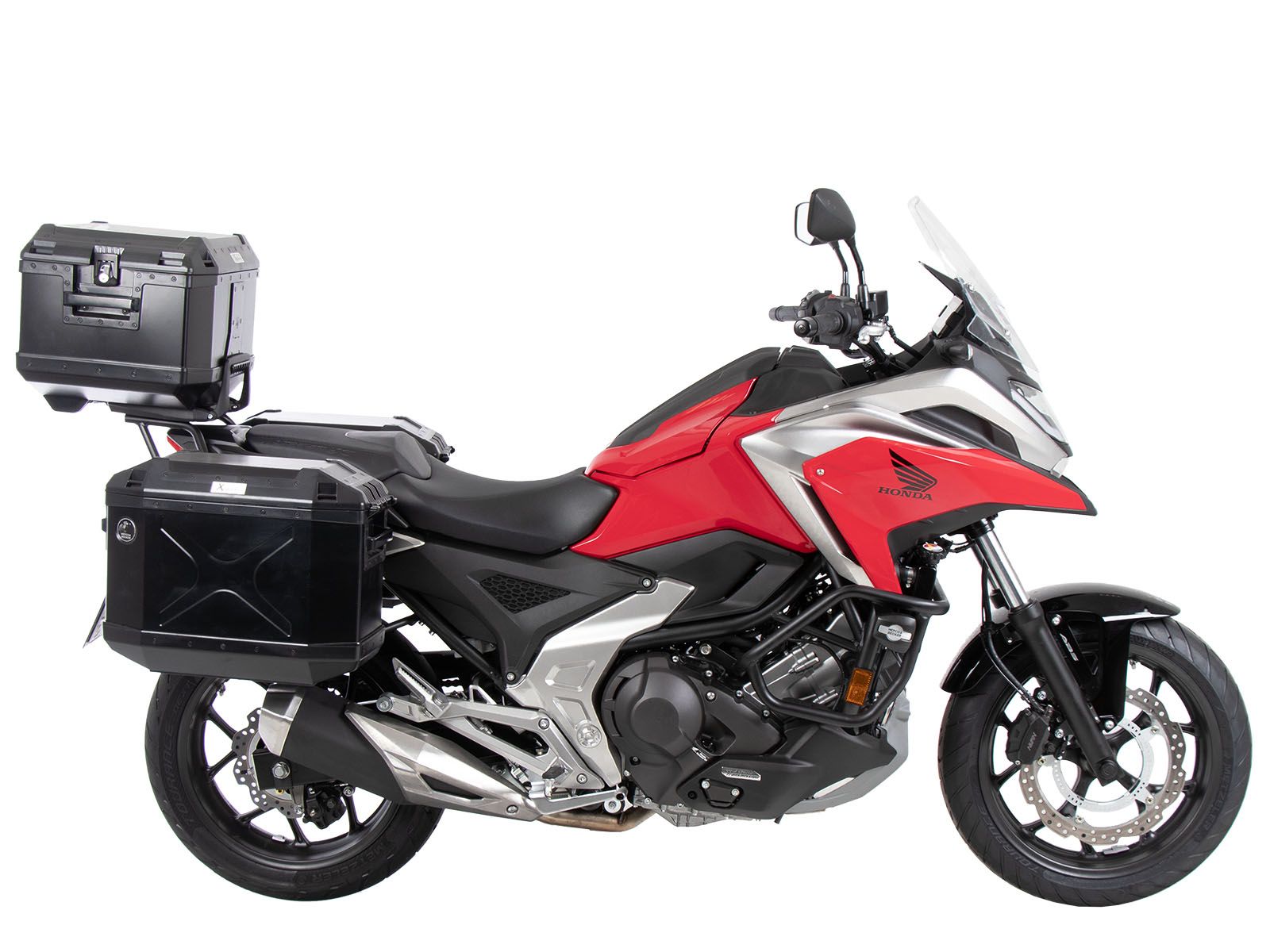 Portamaletas superior Alurack negro para Honda NC 750 X /DCT (21-) Hepco & Becker