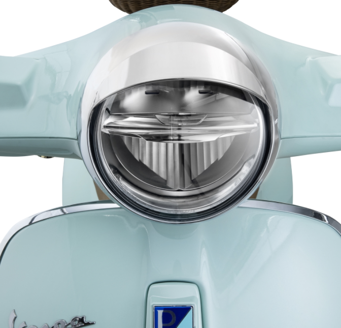 Anillo de lámpara para Vespa Primavera 50-125ccm 2T/4T, cromado
