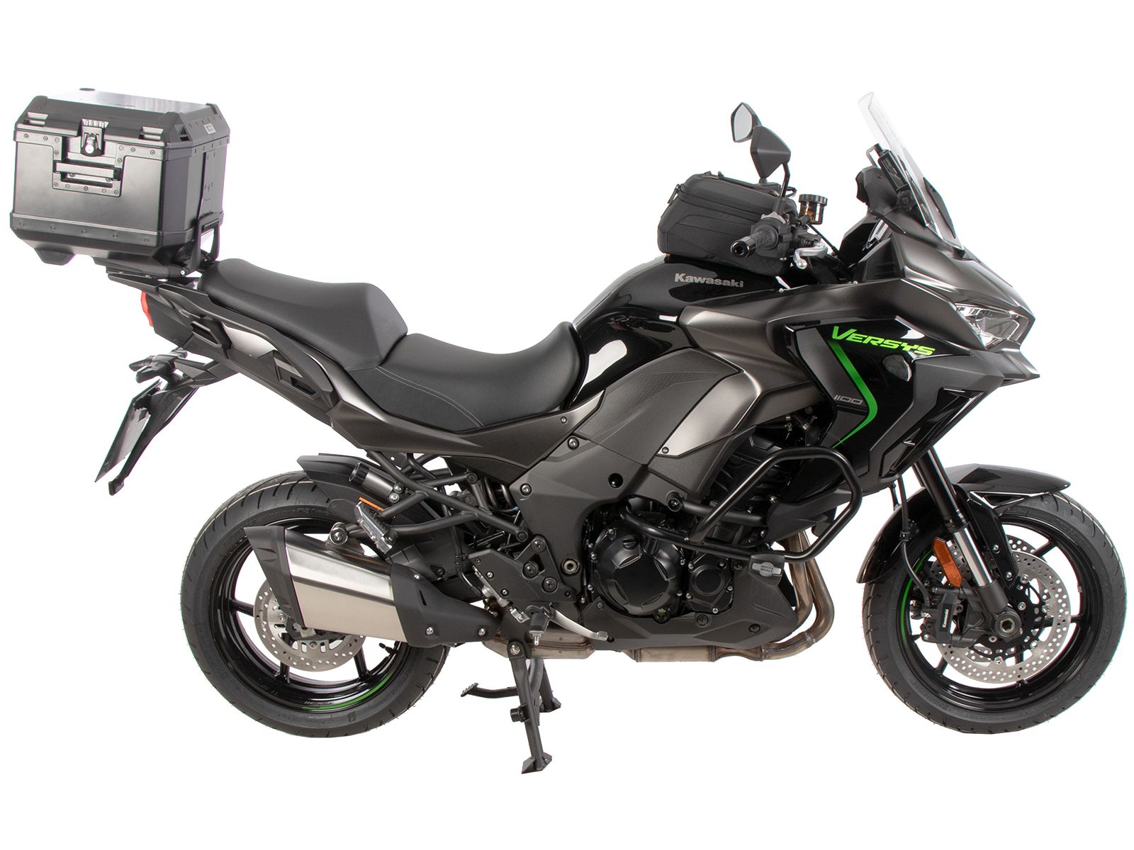 Portamaletas superior de aluminio negro para Kawasaki Versys 1100 /SE (25-) Hepco & Becker