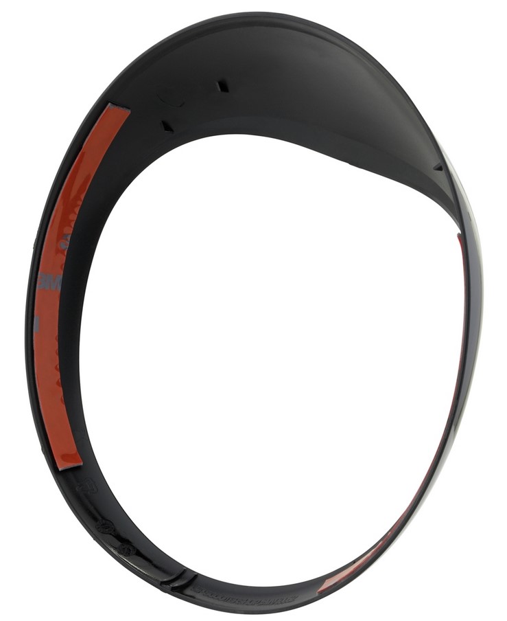 Anillo de luz para Vespa GTS/GTS Super/GT/GT L 125-300cc, negro brillante