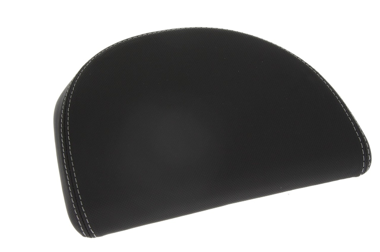 Cojín de respaldo antracita costura negra para Topsase Aprilia SR GT 125 / 200