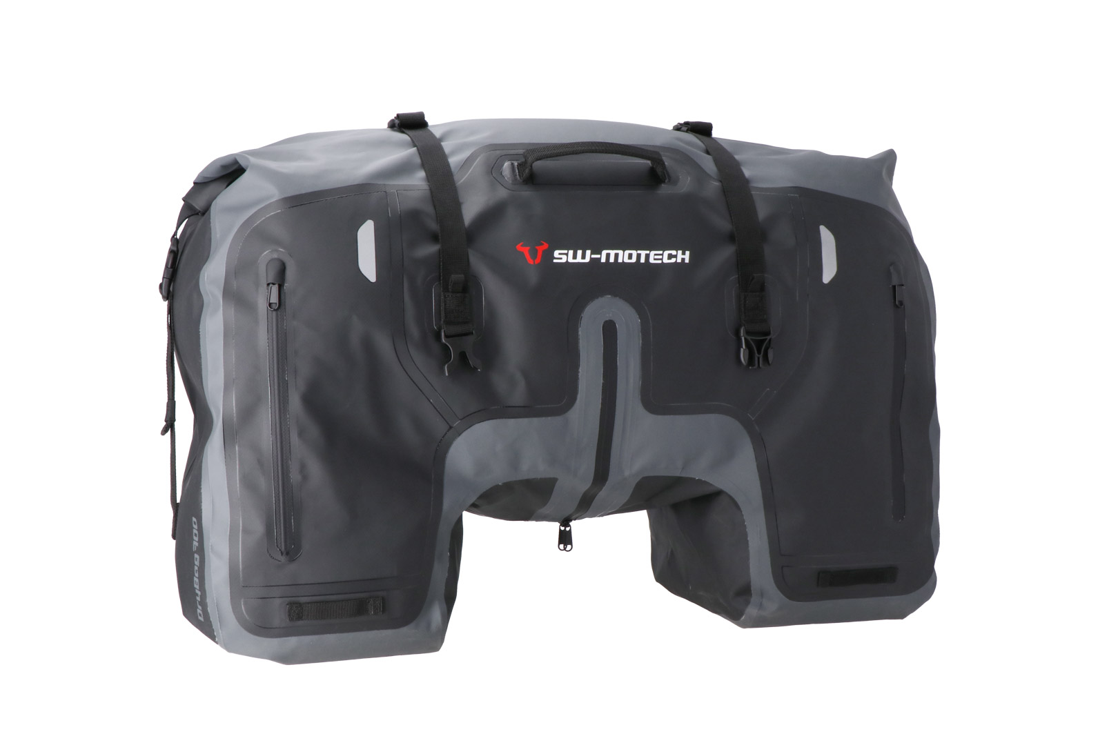 SW-Motech Bolsa trasera Drybag 700 para Ducati Multistrada 1200 /S /Enduro, gris / negro - SW Motech