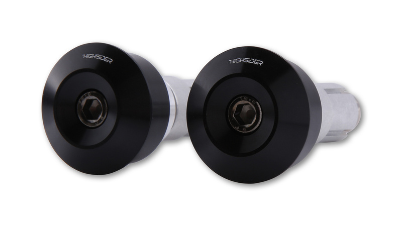 Contrapesos de manillar HIGHSIDER pro Dot negro (par)