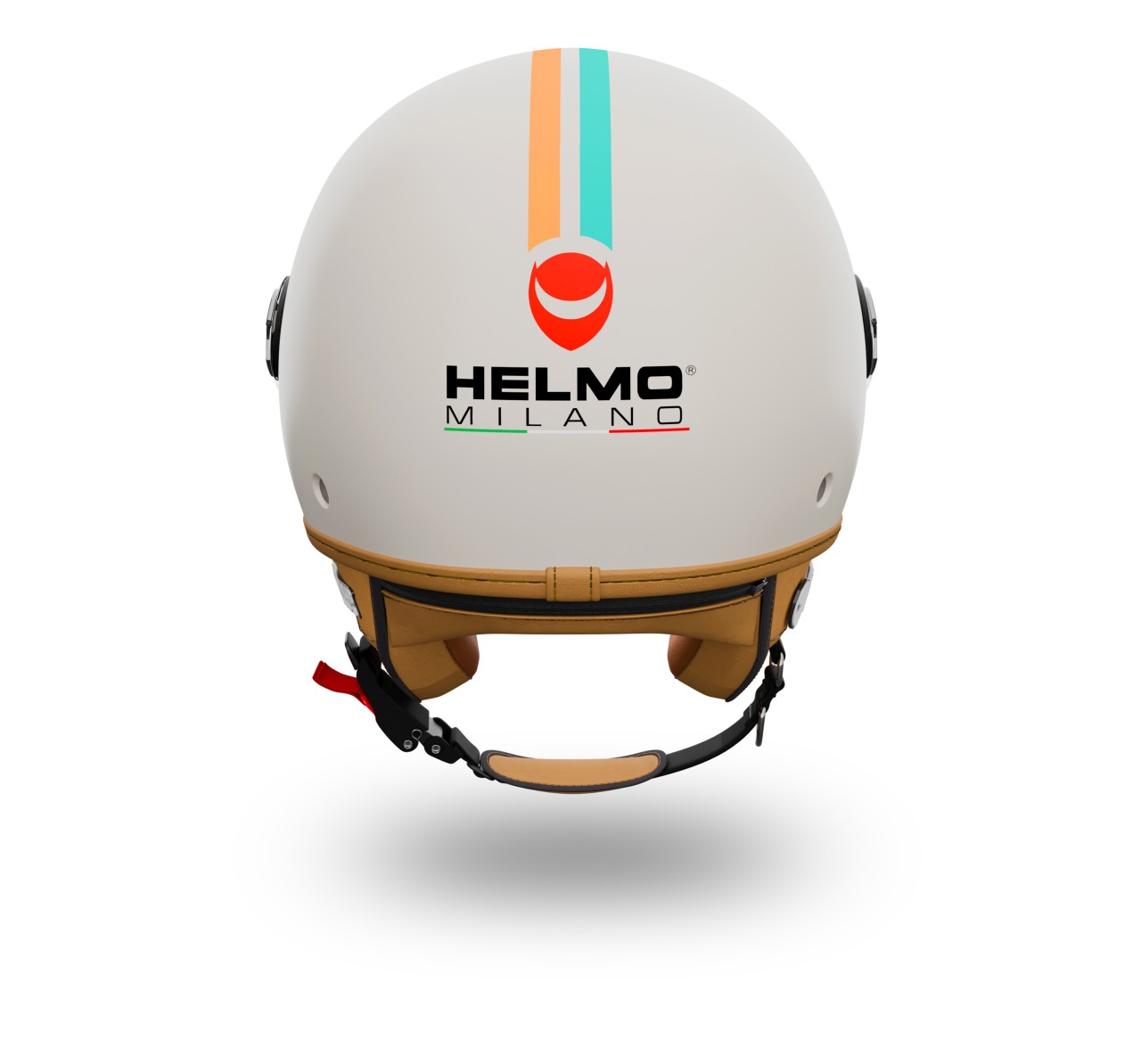 Helmo Milano Demi Jet Veloce blanco mate