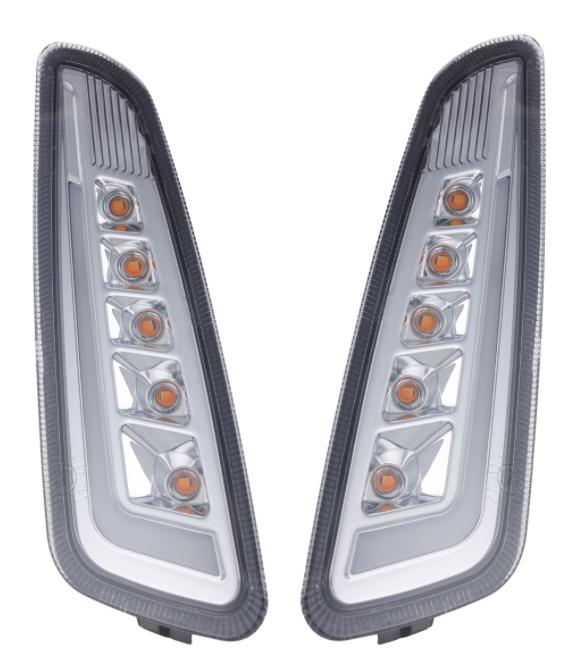 Kit de indicadores delanteros y traseros para Vespa Primavera/Sprint 125-150cc 2T/4T AC, tintados