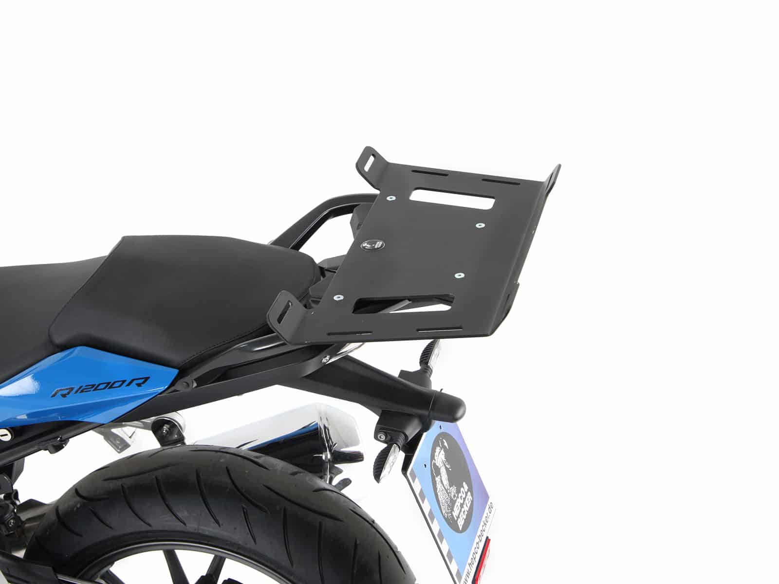 Extensión portaequipajes negro para BMW R 1200 R LC (15-18) Hepco & Becker