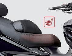 Calefacción de asiento para Suzuki Burgman AN650 BJ. 2013-2017