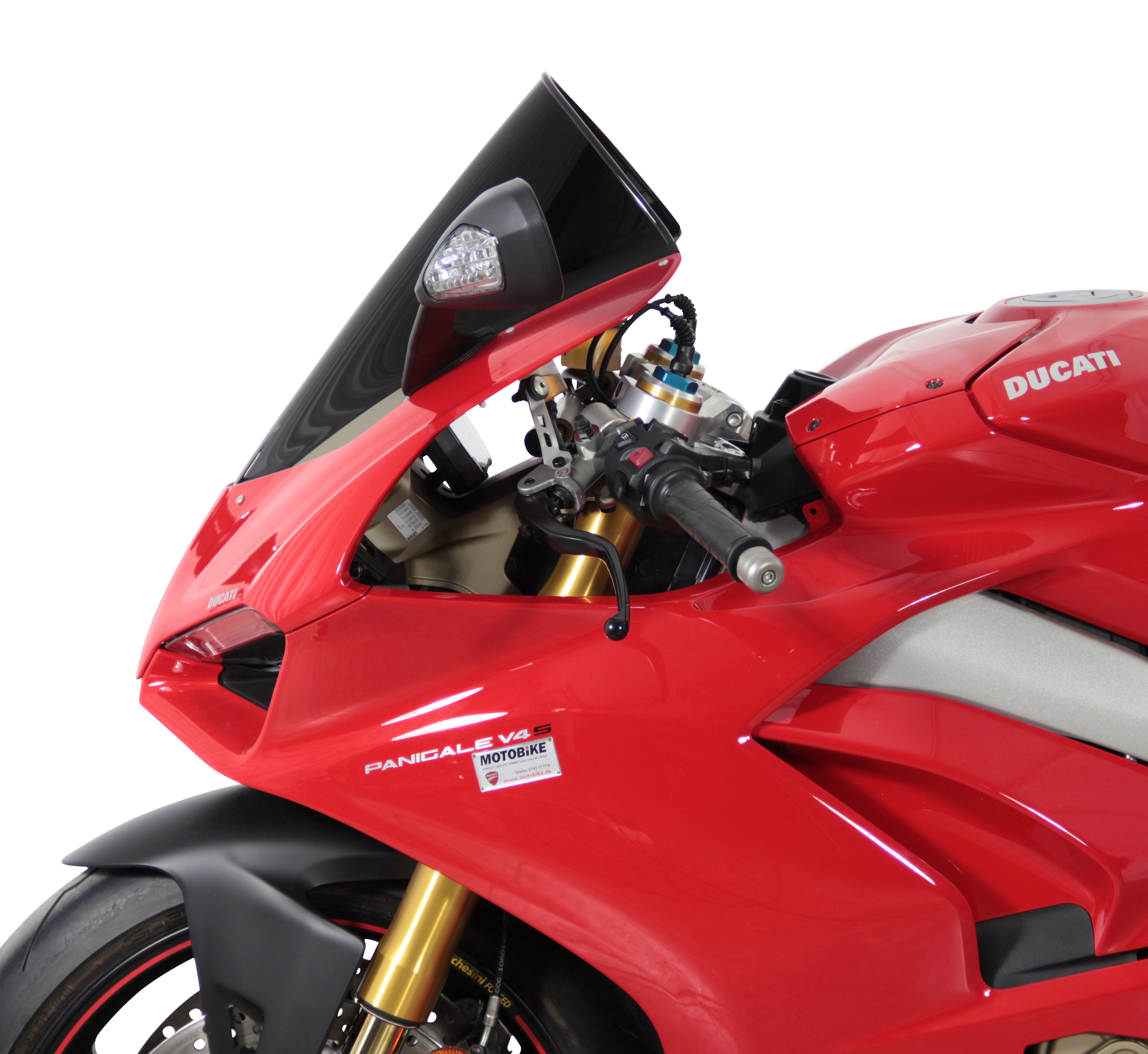 Pantalla Racing "R" negra para Panigale V4 /R /S Orignal MRA