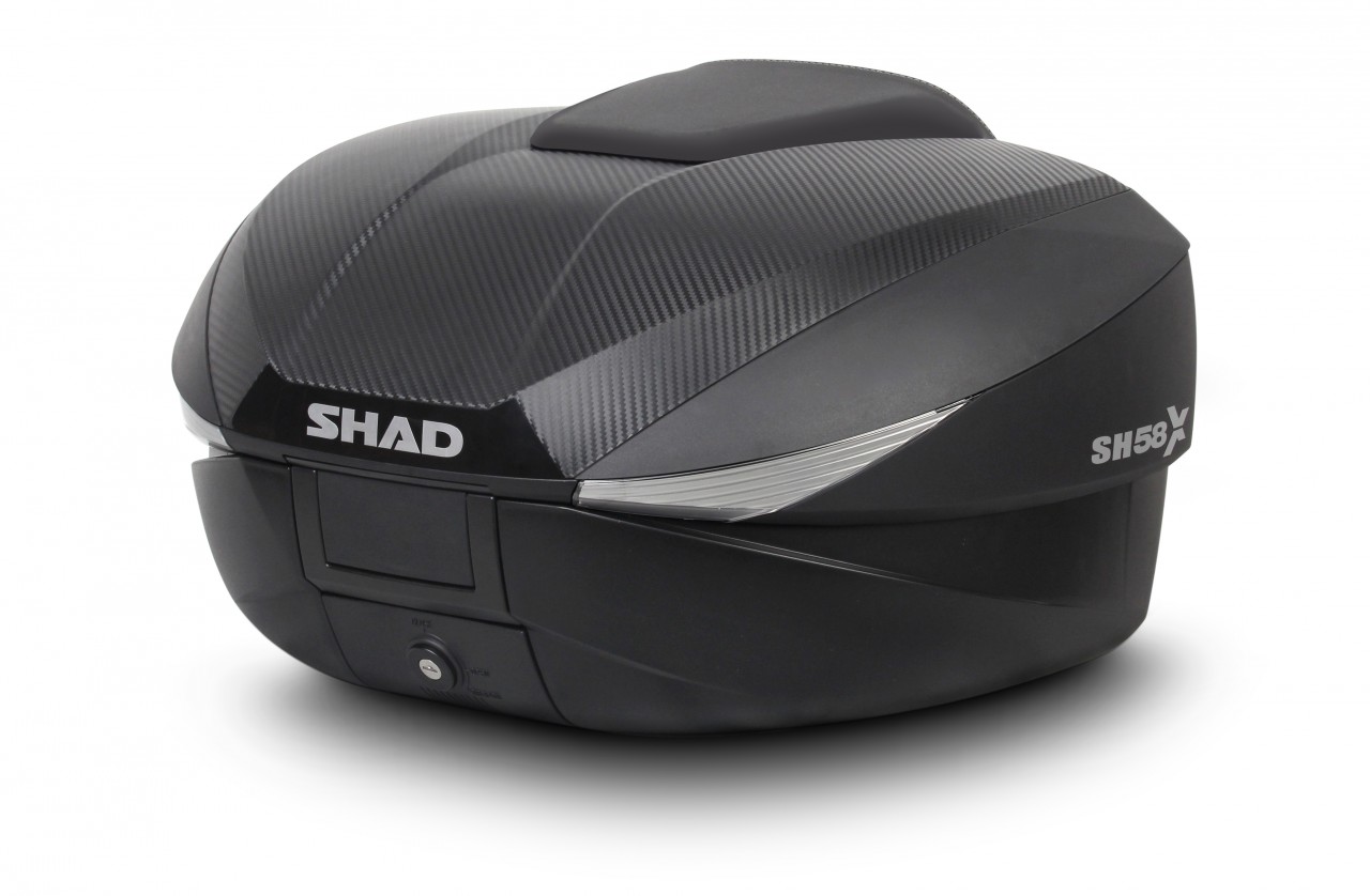 Baúl Shad SH58X, acabado en carbono / negro, 58 l