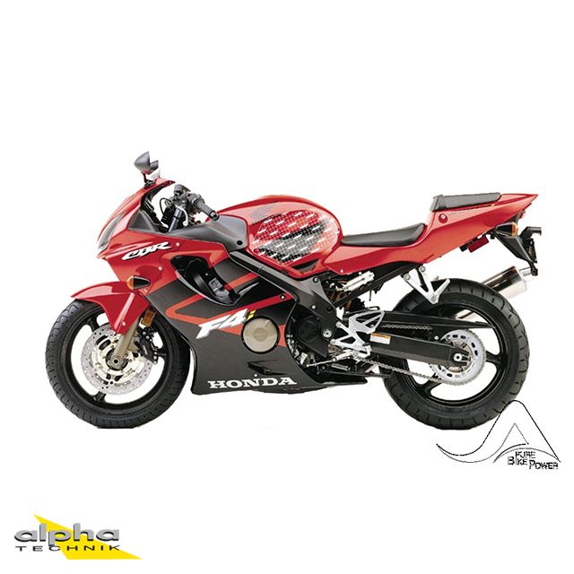 Stompgrip negro Volcano para Honda CBR600F (Sport) / VFR800 (02-13)