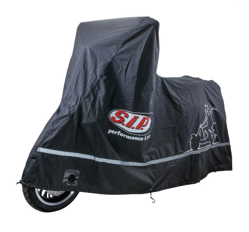 Garaje plegable Outdoor PREMIUM 2.0 para Vespa GTS/GTV/GT, talla XL, negro