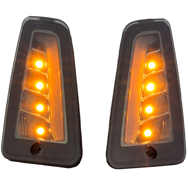 Kit de indicadores delanteros y traseros para Vespa GTS/GTS Super/GTV 125-300cc ('14-), tintados