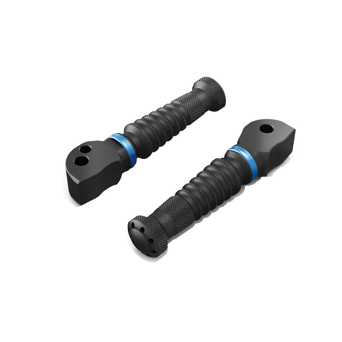 Estriberas personalizadas para pasajero azul Original Yamaha