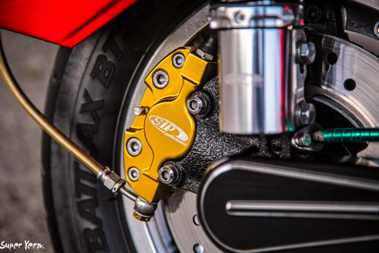 Tapa del basculante VBB Style para Vespa PX 80-200ccm, negro