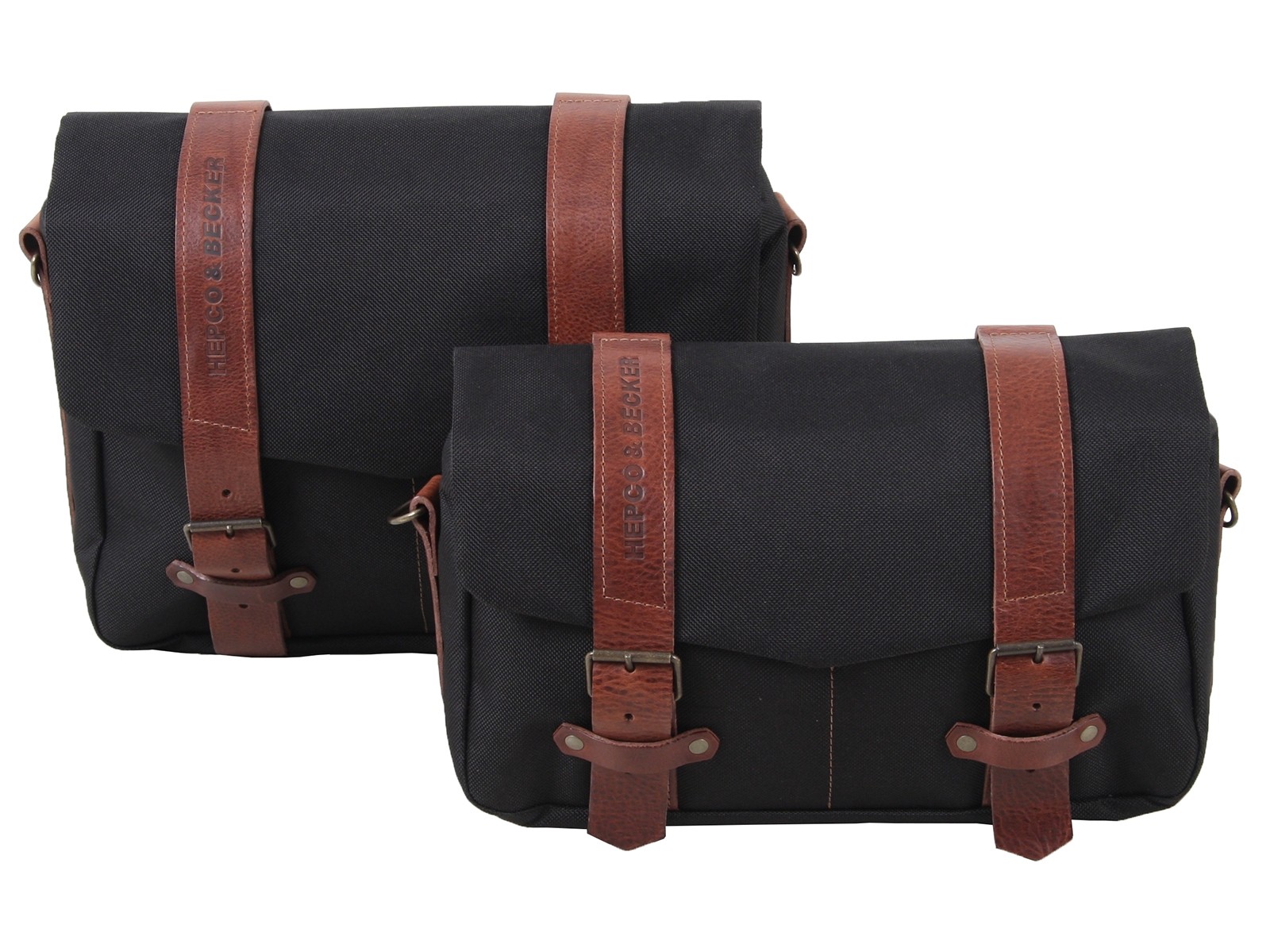 Juego de bolsas de mensajero LEGACY M/L negro para transportín C-Bow Hepco & Becker