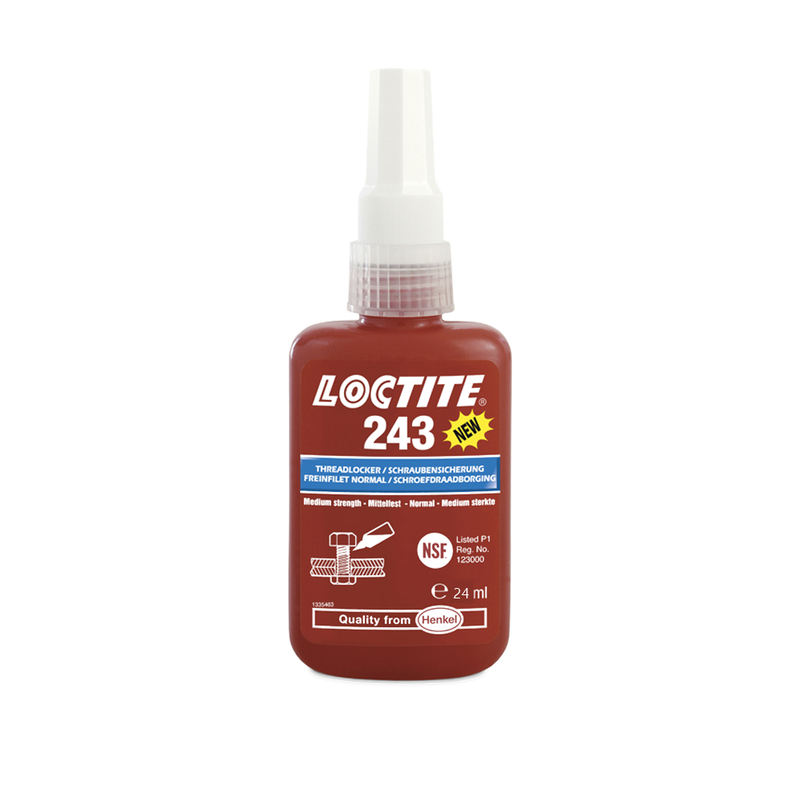 Loctite 243 Fijador de roscas de resistencia media - Frasco de 24 ml