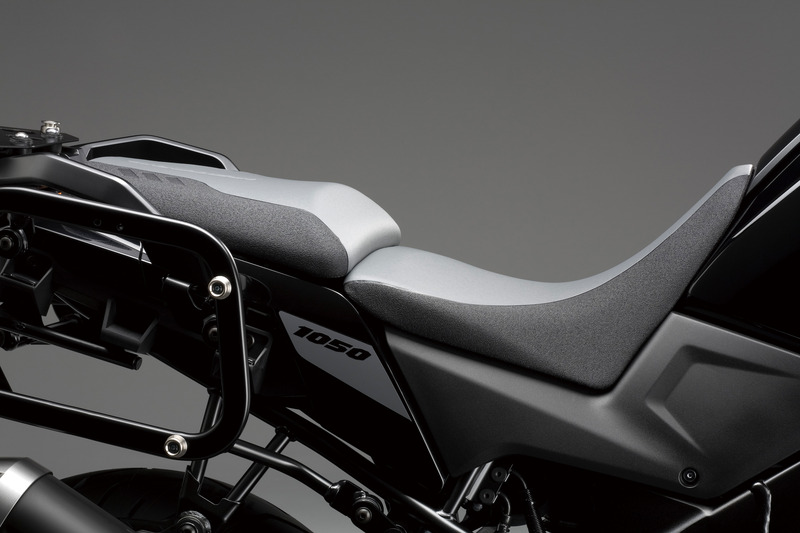 Asiento bajo, gris/negro para Suzuki V-Strom 1050