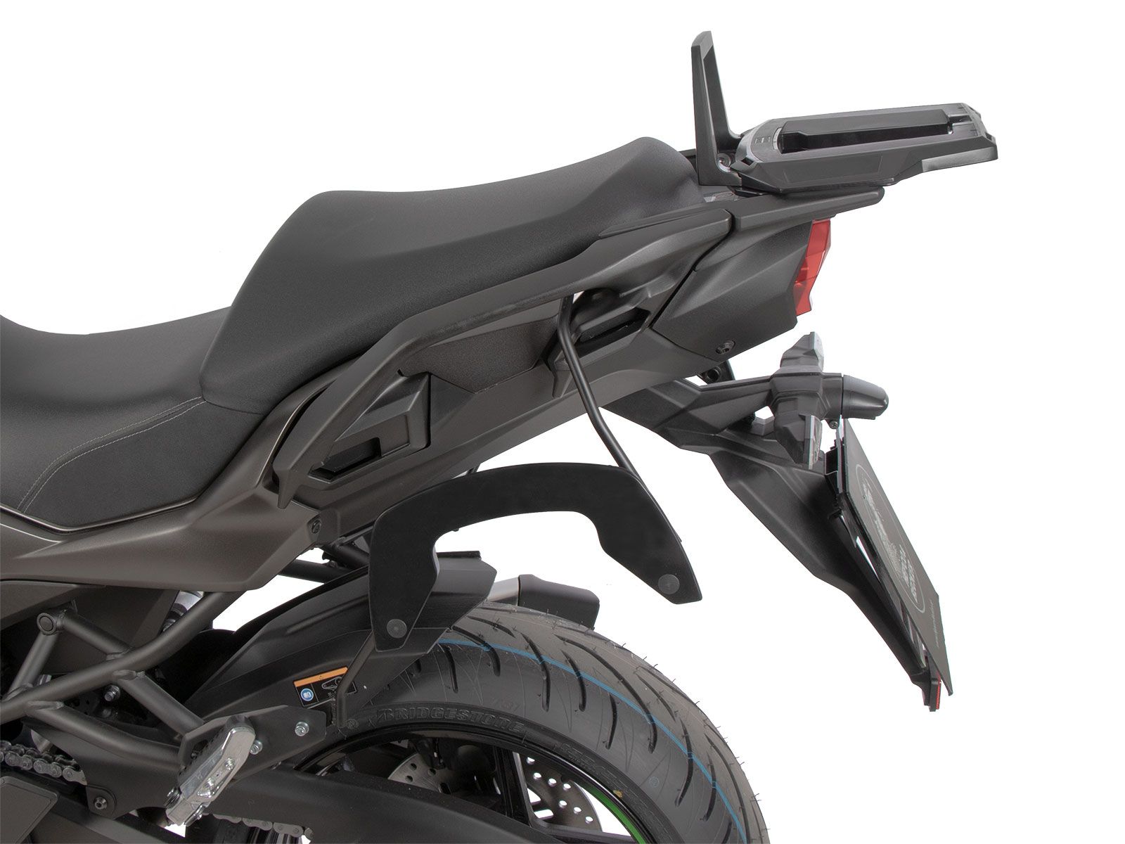 Portamaletas superior de aluminio negro para Kawasaki Versys 1100 /SE (25-) Hepco & Becker