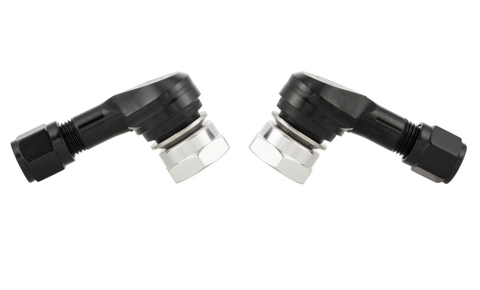 Núcleo de válvula para neumático/llanta sin cámara 80°, anodizado negro