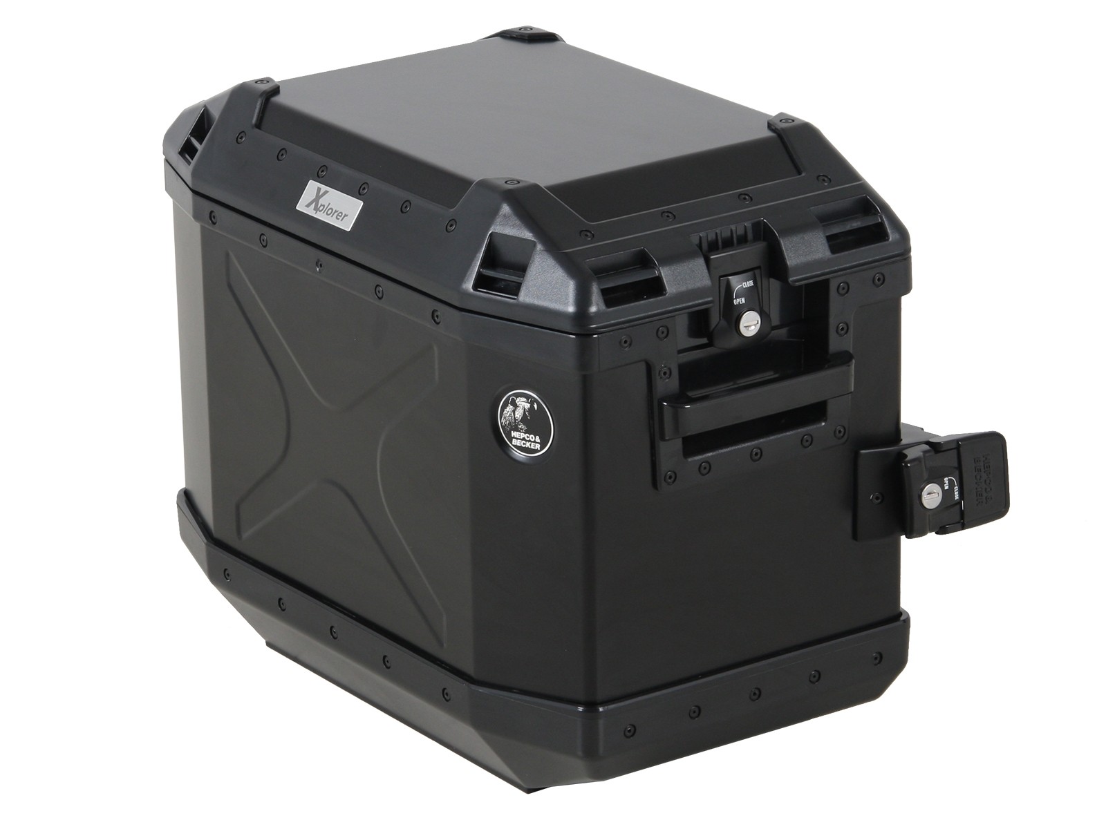 Maleta lateral Alu Xplorer 40 negra Hepco & Becker