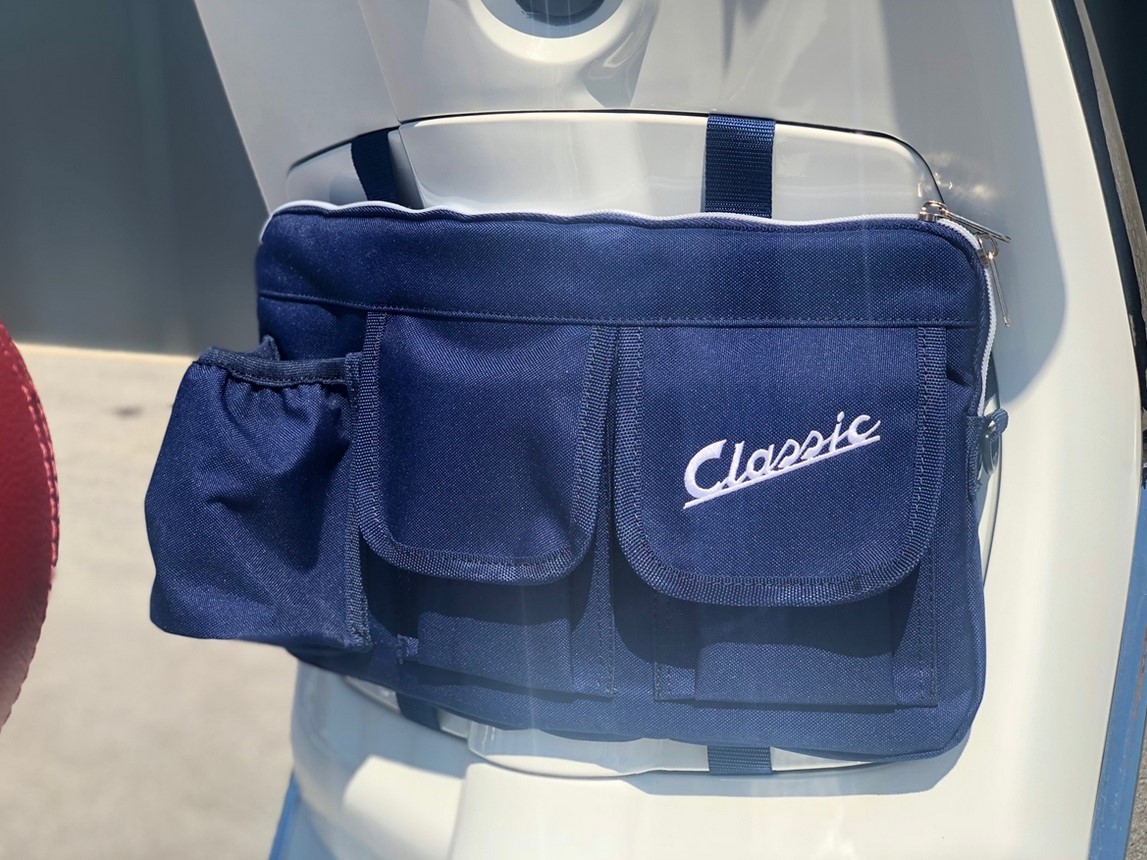 Bolsa "Classic" para maletero/guante Vespa - azul, nylon
