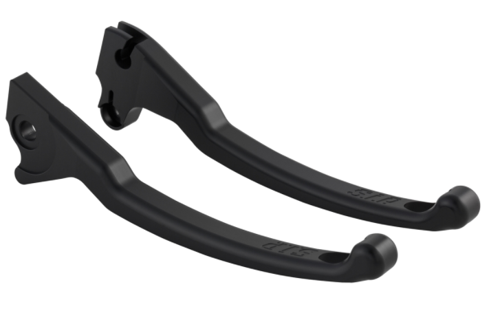 Juego de palanca deportiva de freno izquierda/derecha para Vespa LX/LXV/S/Primavera/Sprint 50-150ccm, negro mate