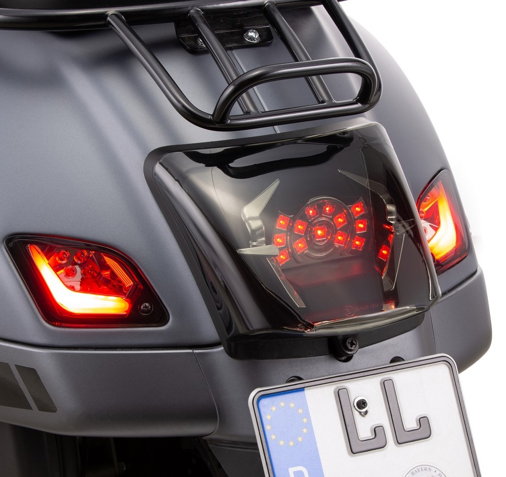 Kit de intermitentes traseros izquierdo/derecho para Vespa GTS/GTS Super/GTV/GT 60/GT/GT L ('03-'13), tintados