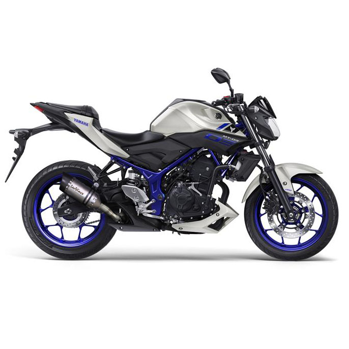 Sistema de escape LeoVince LV Pro, acero inoxidable, slip on para Yamaha MT-03 / YZF-R3