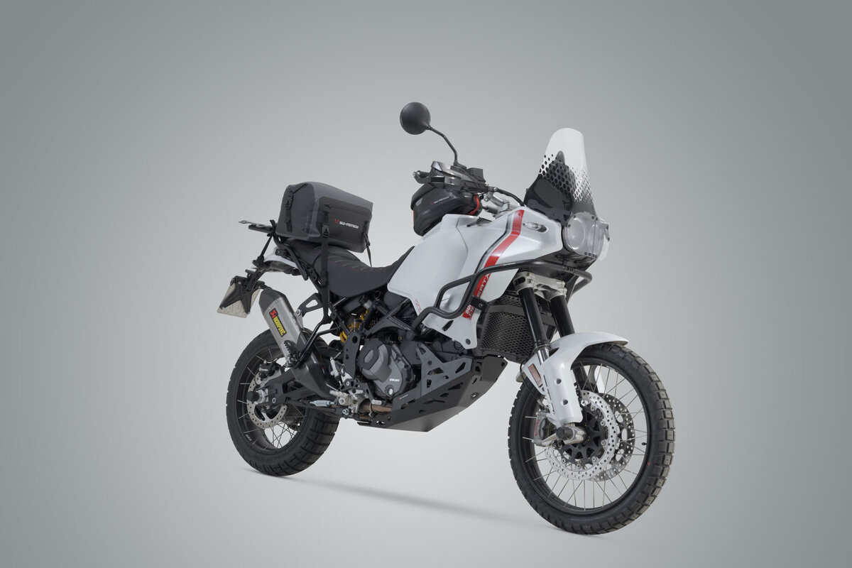 SW-Motech Bolsa trasera Drybag 180 para Ducati Multistrada 1200 /S /Enduro, negro / gris - SW Motech