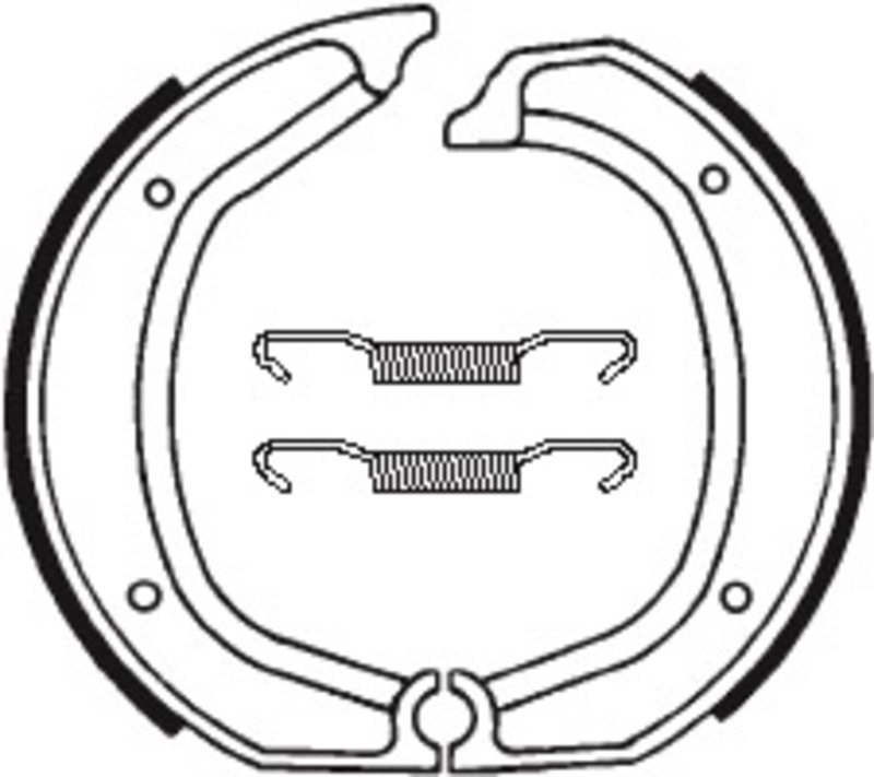 Zapatas de freno orgánicas Tecnium Street - BA139