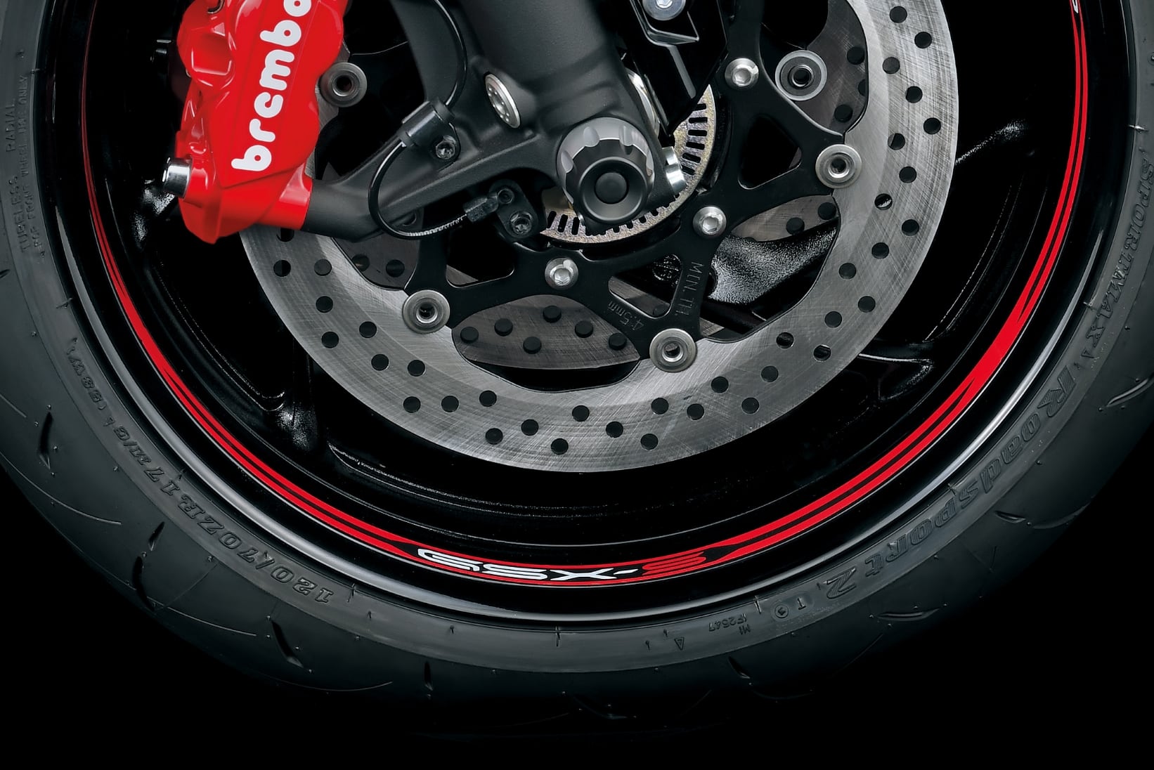 Llanta decorativa roja para Suzuki GSX-S 1000 GX (24-) Original