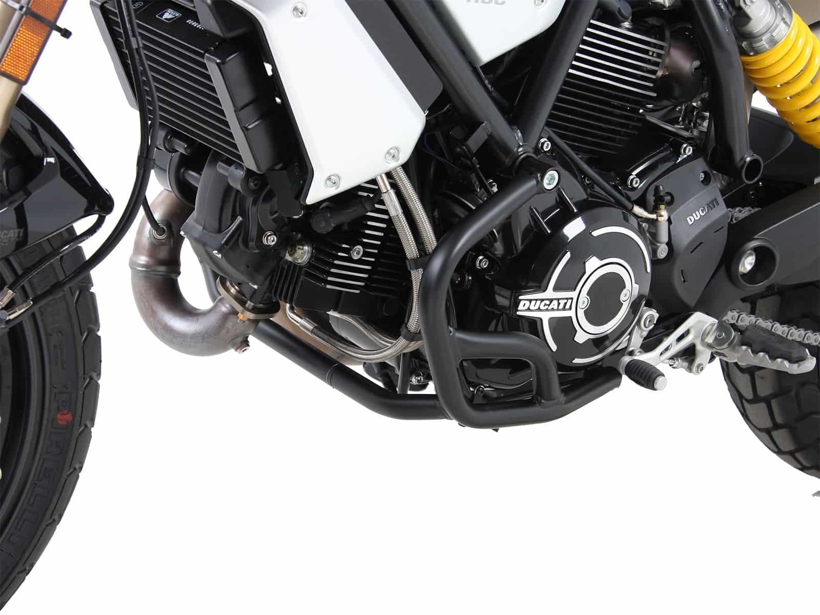 Guardamotor negro para Ducati Scrambler 1100 /Special /Sport (18-20) Hepco & Becker