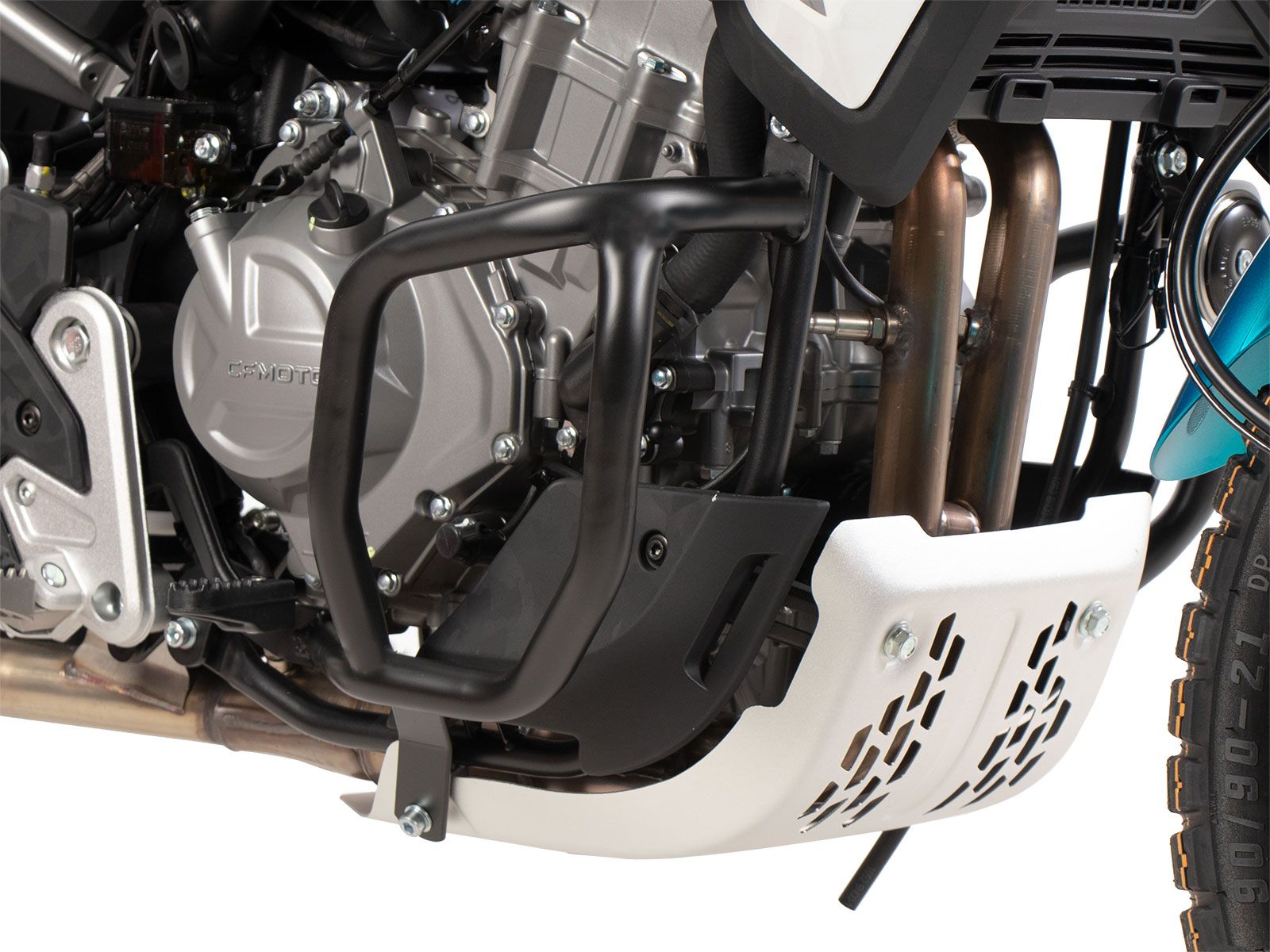 Protector de motor negro para CFMoto 450 MT (24-) Hepco & Becker