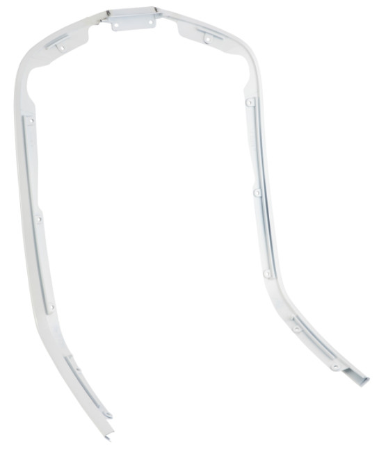 Protector de pierna de tubo de ranura mono blanco para Vespa Primavera/Sprint 50-150ccm