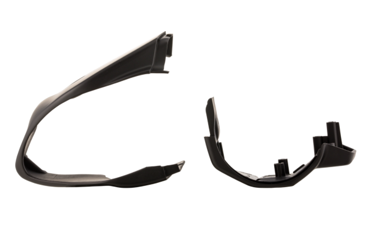 Tapa de la unidad de conmutación, derecha/izquierda, delantera/trasera para Vespa Primavera/Sprint, negro mate
