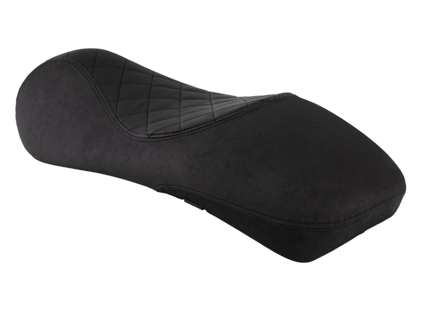 Asiento deportivo "Black Editiont" para Vespa GTS/GTS Super/GTV 125-300ccm (14-), acolchado negro