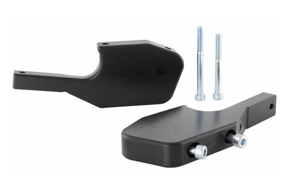 Adaptador de reposapiés para Vespa GTS/GTS Super/GTV/GT 60/GT/GT L 125-300cc, negro brillante