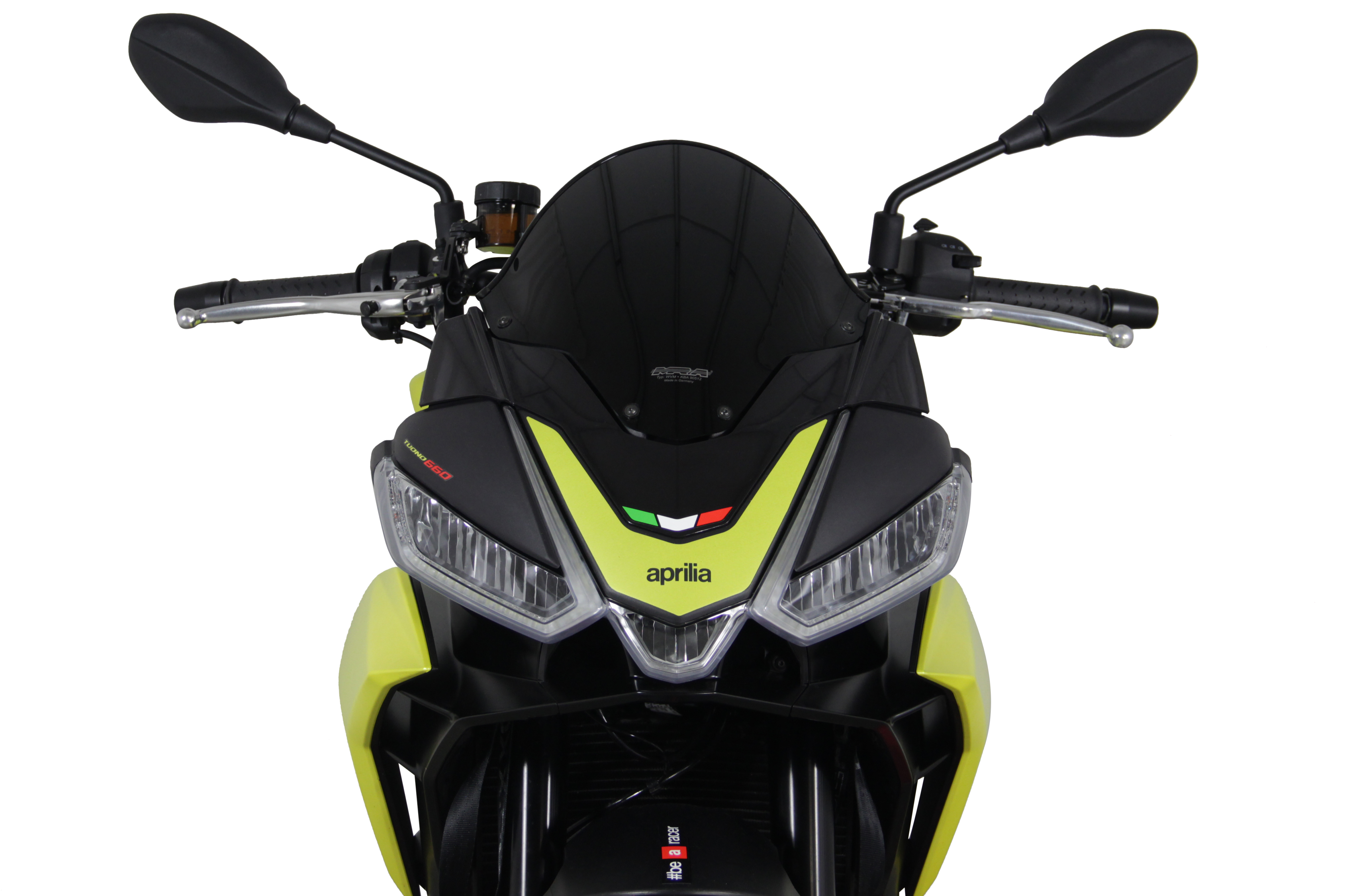 MRA Original Moulded Windscreen "O" black Aprilia Tuono 660 / V4 Factory (21-)