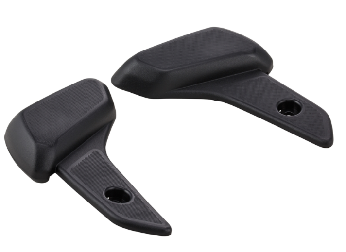 Estribos negros izquierdo/derecho para Vespa Primavera/​Sprint 50-150ccm, plástico