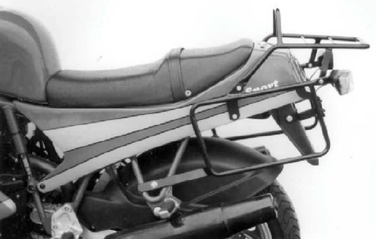 Portaequipajes superior tubular y portaequipajes lateral negro para Ducati 750 Sport (88-89)