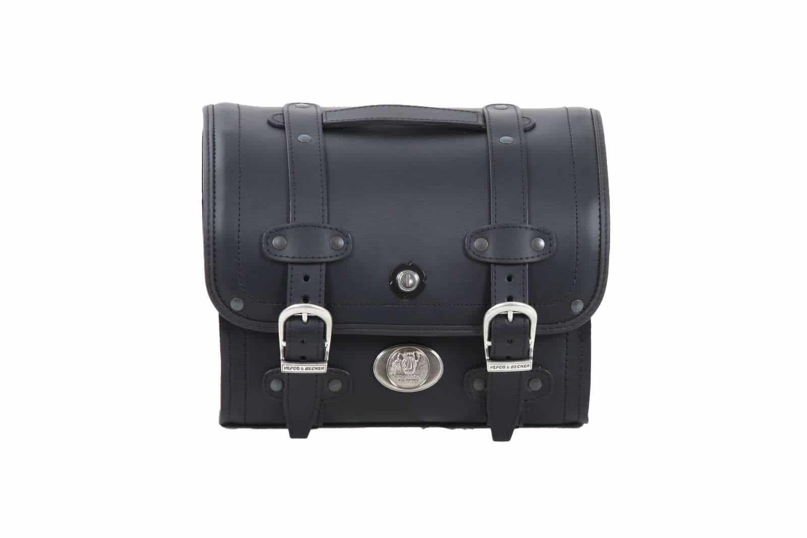 Bolso de piel Smallbag Buffalo 19 litros negro Hepco & Becker