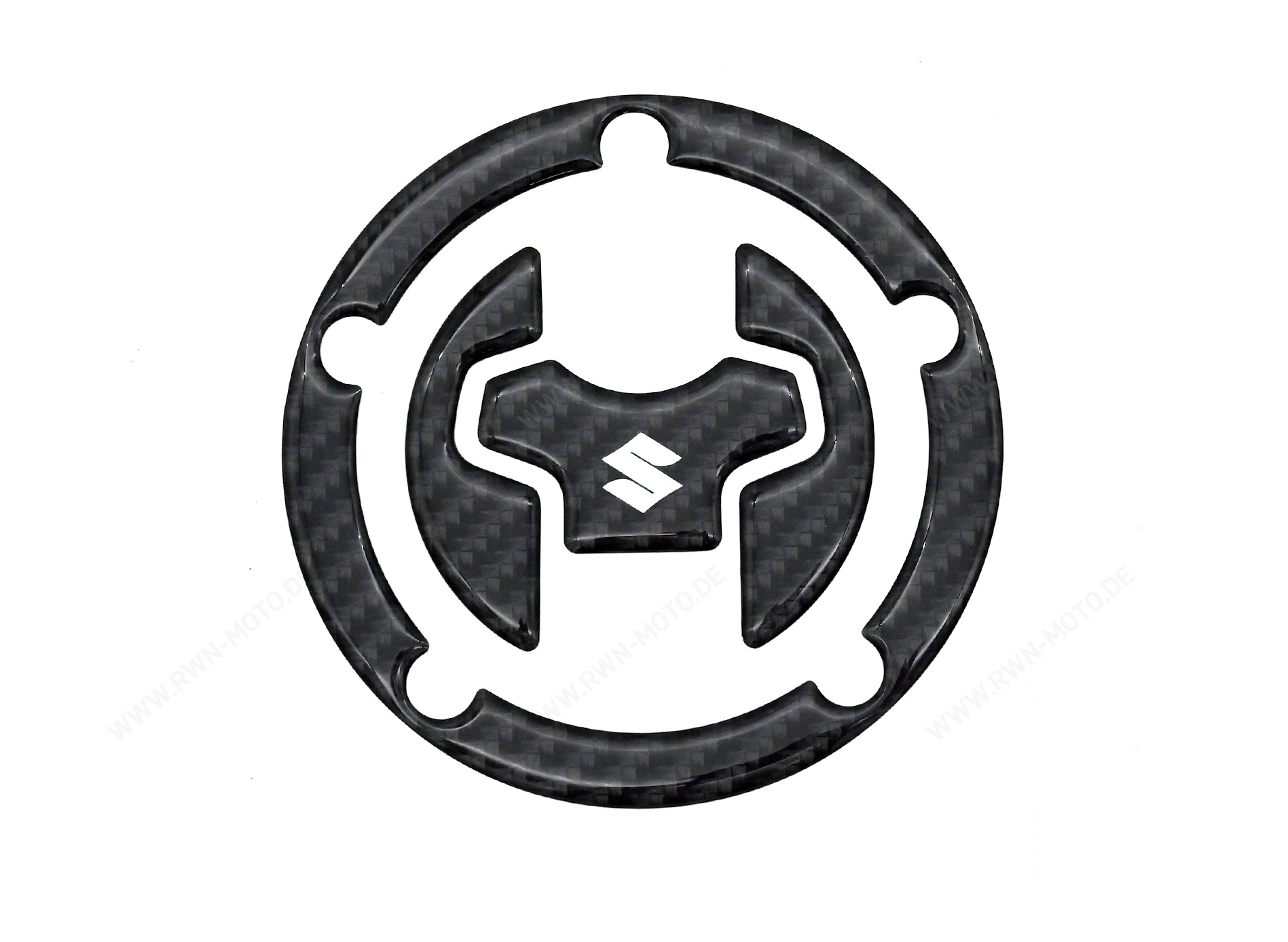 Protector del tapón del depósito (carbono) Suzuki GSX-8S / V-Stom 800 2023- Accesorios originales