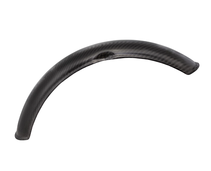 Guardabarros Garelli EVO II sin soporte, universal para Vespa PX 80-200ccm, carbono transparente