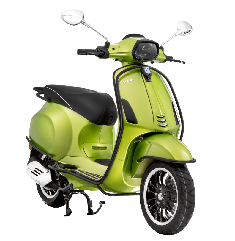 Guardabarros parachoques delantero para Vespa Primavera/Sprint/Elettrica 50-150ccm, negro mate