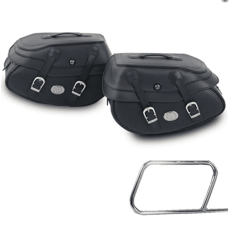 Juego de maletas laterales Buffalo Big para tubo portaequipajes Hepco & Becker