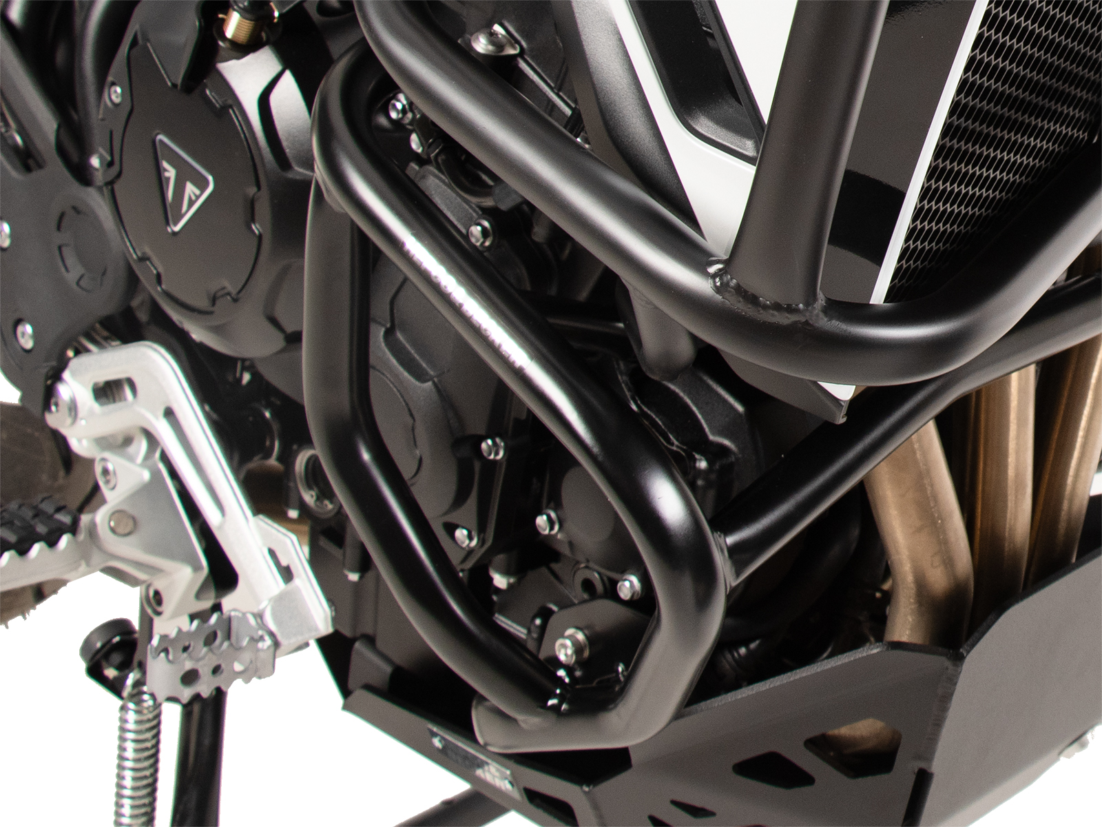 Protector de motor negro para Triumph Tiger 900 Rally Pro (24-) Hepco & Becker