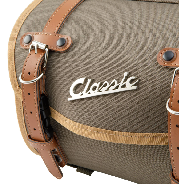 Bolsa "Classic" pequeña para Vespa, lona, oliva