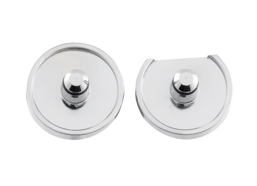 Tapa del orificio del espejo izquierda y derecha para Vespa Primavera/Sprint/Elettrica 50-150cc, cromada