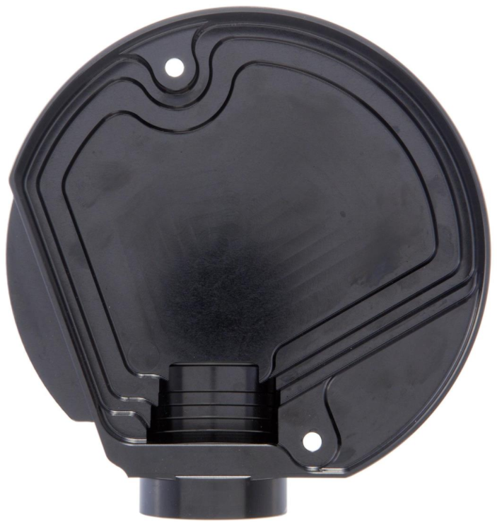 Tapa de entrada de aire vario para Vespa Primavera/​Sprint 125-150ccm i.e. 3V 4T CA, negro